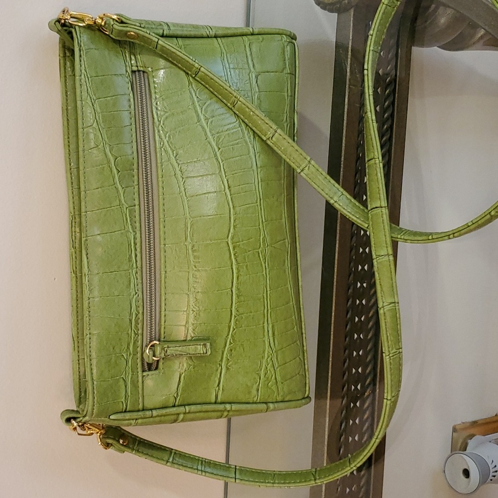 Bueno bag in faux crocodile leather